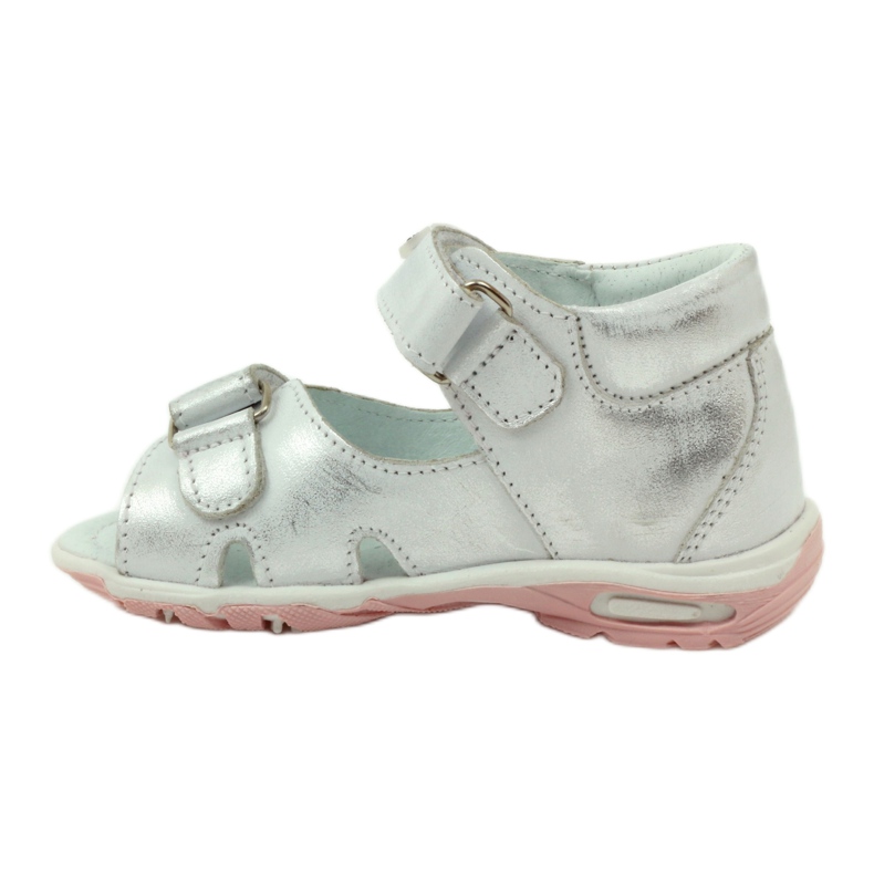 Bartuś rugalmas lány szandál ezüst-fémes tépőzárat 2