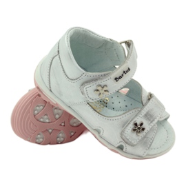 Bartuś rugalmas lány szandál ezüst-fémes tépőzárat 3