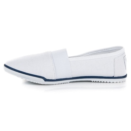 Fehér textil slipony mckeylor 1