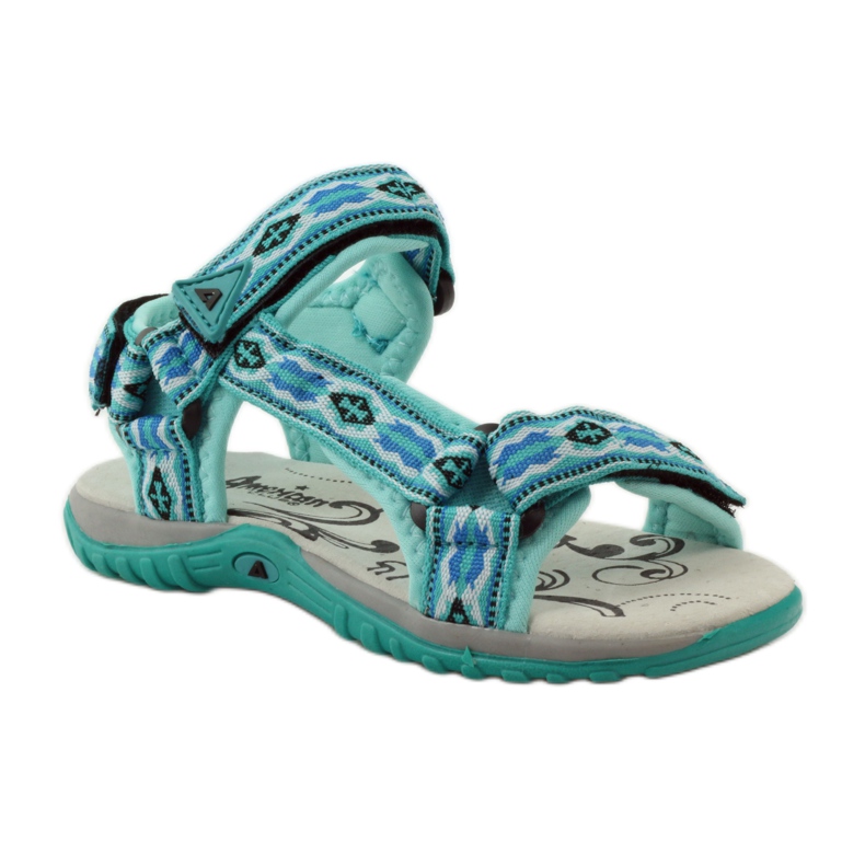 American Club Szandál amerikai 5268-as bőrbetéttel sokszínű 1