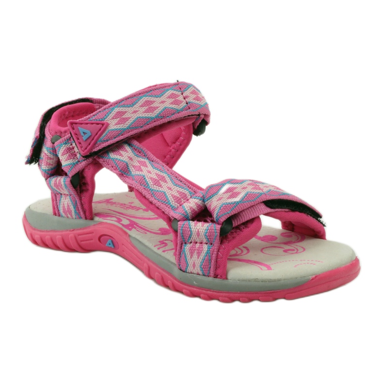 American Club Szandál amerikai 5268-as bőrbetéttel ibolya rózsaszín 1