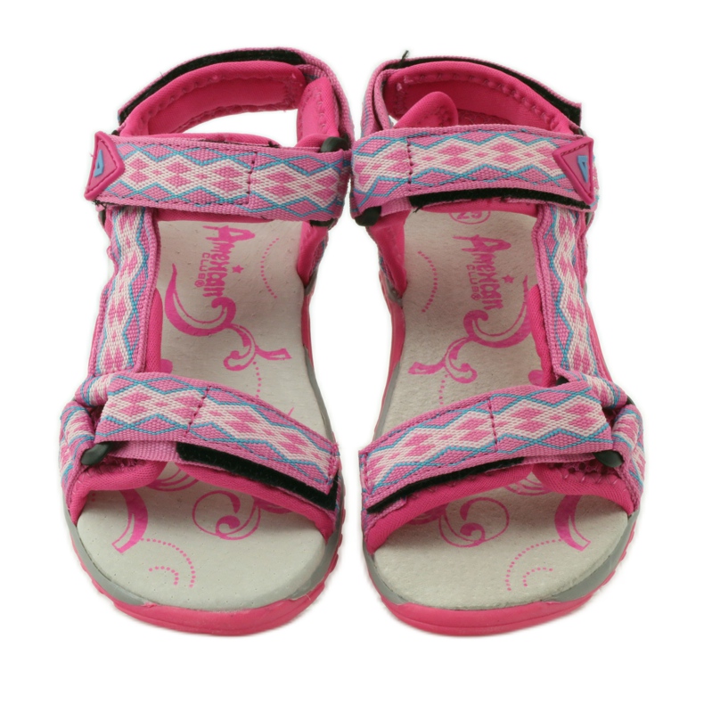 American Club Szandál amerikai 5268-as bőrbetéttel ibolya rózsaszín 4