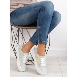 Szürke tornacipő magas talpon K1831401 Gris 2