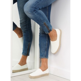Espadrillák felcsúsztatható fehér k1833801 blanco 2