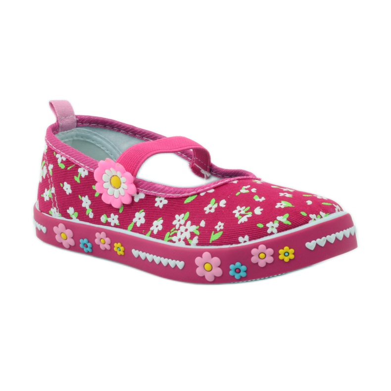 American Club Amerikai bőr talpbetétes tornacipő rózsaszín 1