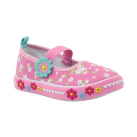 American Club Amerikai bőr talpbetétes tornacipő zöld sárga rózsaszín 2