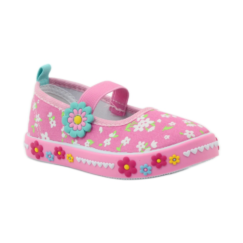 American Club Amerikai bőr talpbetétes tornacipő zöld sárga rózsaszín 2