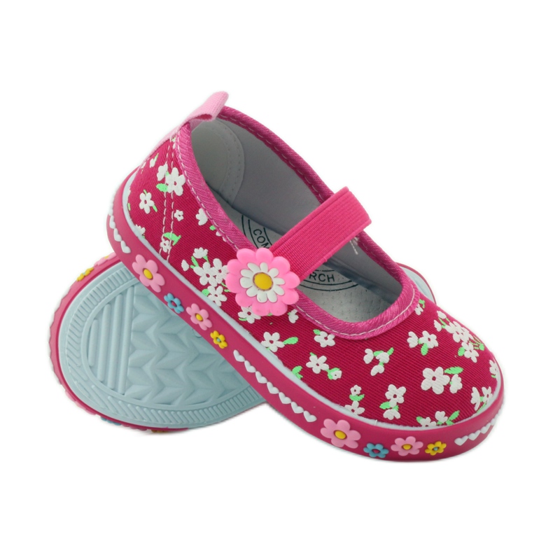 American Club Amerikai bőr talpbetétes tornacipő zöld sárga rózsaszín 4