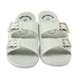 American Club Kényelmes orvosi papucs Amerikai 3/2018 fehér 5