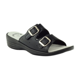 American Club Kényelmes orvosi papucs Amerikai 2/2018 fekete 1