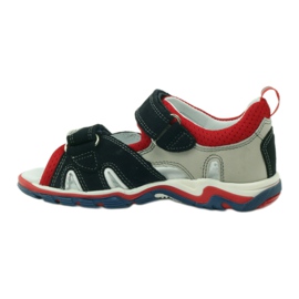 Tépőzáras szandál Bartek 16187 szürke 2