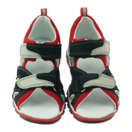 Tépőzáras szandál Bartek 16187 szürke 4