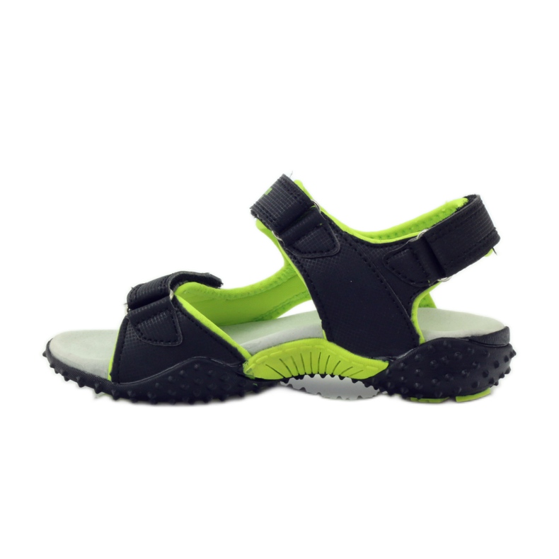 American Club Szandál amerikai 5261-es bőrbetéttel zöld fekete 2