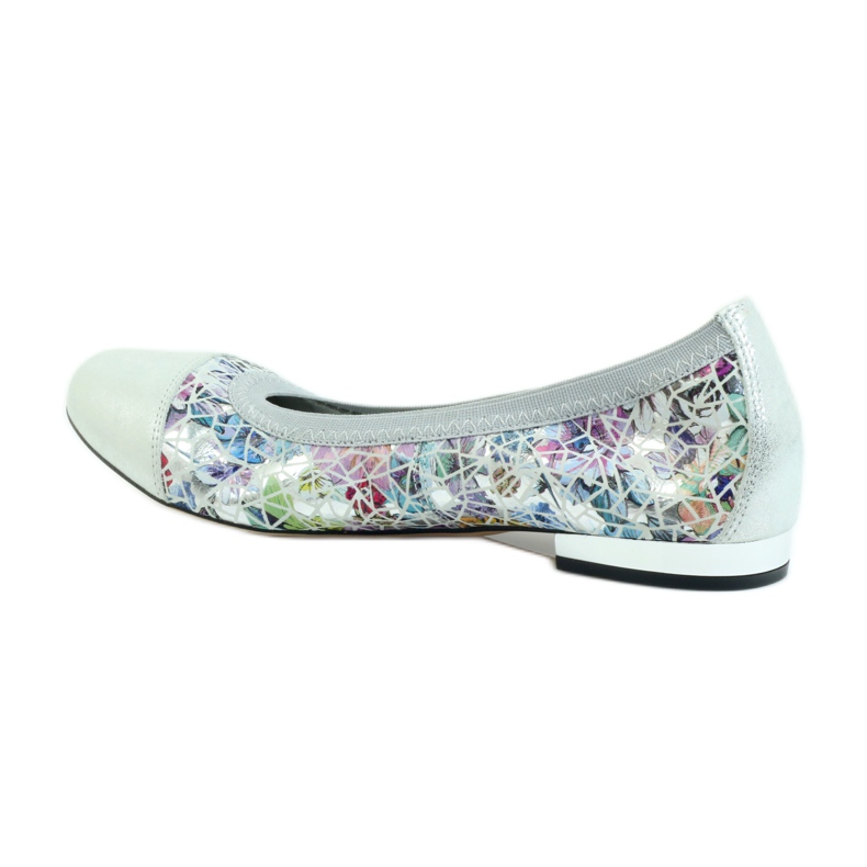 Női balerina rugalmas Gamis 1402 szürke sokszínű 2