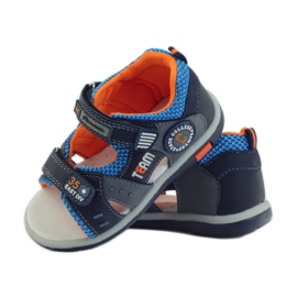 American Club Szandál amerikai 87297-es bőrbetéttel sötétkék 3