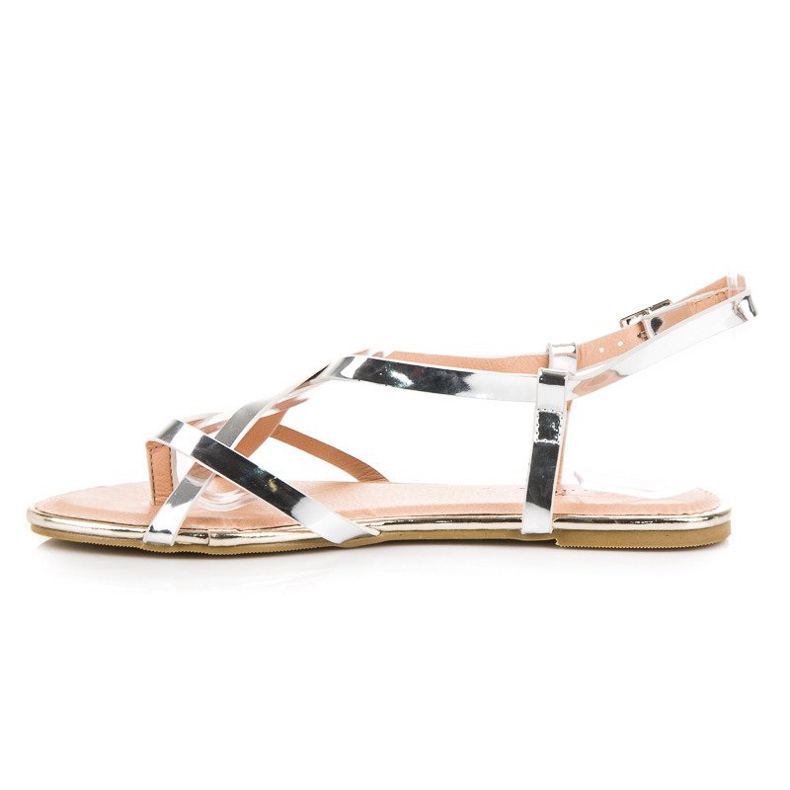 Evento Ezüst lapos szandál szürke 2 Evento Ezüst lapos szandál szürke 2