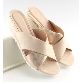 Rózsaszín papucs alacsony éken, rózsaszín Y-8219 Pink 2