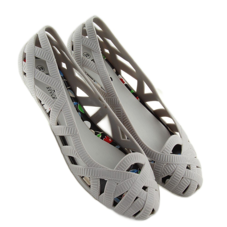 Balerina Meliski áttört szürke KM127 L.GRAY 1