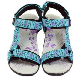 American Club Szandál amerikai 1717-es bőr betéttel kék ibolya 4