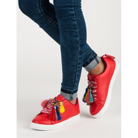 Divatos Red VICES tornacipő piros 1