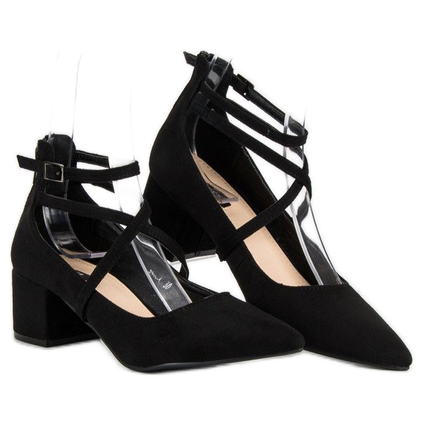 VICES Velúr szivattyúk fekete 2