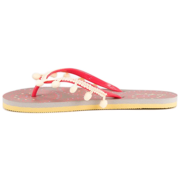 Ax Boxing Flip-flop pomponokkal narancs 1