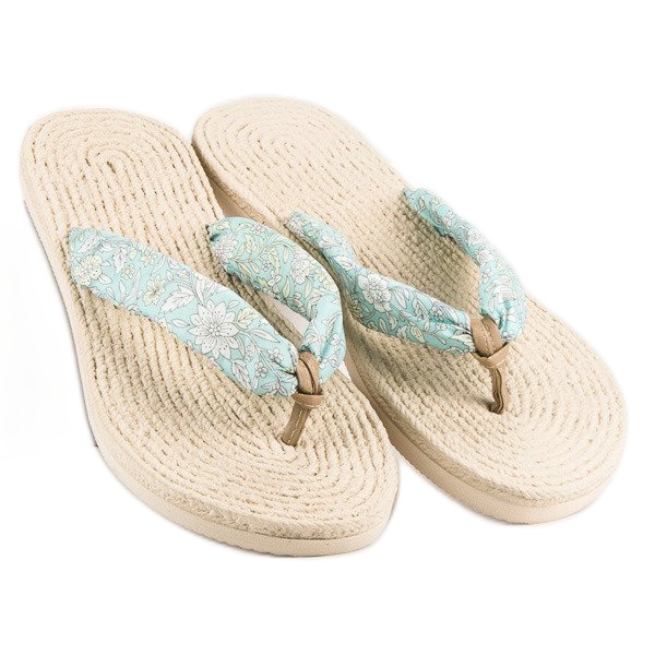 Ax Boxing Flip-flop espadrillák fehér zöld 1