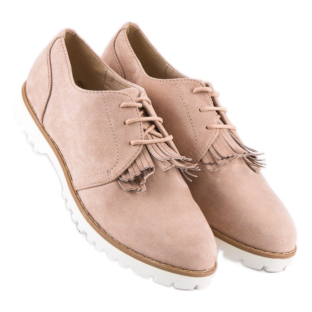 Felkötött velúr bohó cipő barna 1