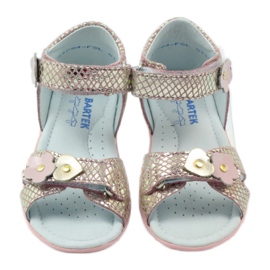 Szandál virág Bartek 31794 rózsaszín sárga 4