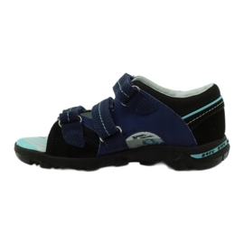 Bartek Kényelmes Sandals Gyermek tépőzáras 36106 Navy Blue kék 2