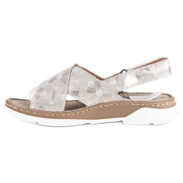 Filippo Természetes bőr lapos szandál sárga 1 Filippo Természetes bőr lapos szandál sárga 1