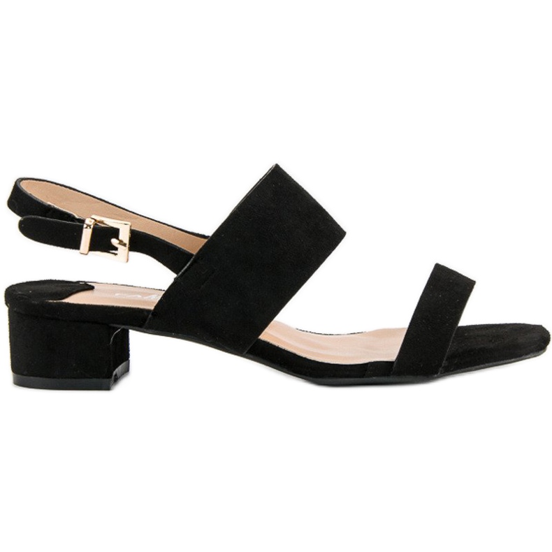 Fama Alacsony sarkú szandál fekete 2