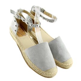 Szürke Espadrillek szegecsekkel szürke A636-ESP-1 szürke 2