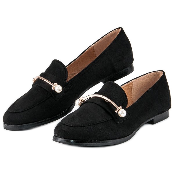 Fekete brogues gyöngyökkel 2 Fekete brogues gyöngyökkel 2