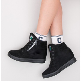 Velúr tornacipő fekete 1 Velúr tornacipő fekete 1