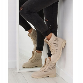 Áttört balmanki arany cipzár R103 Bézs 1