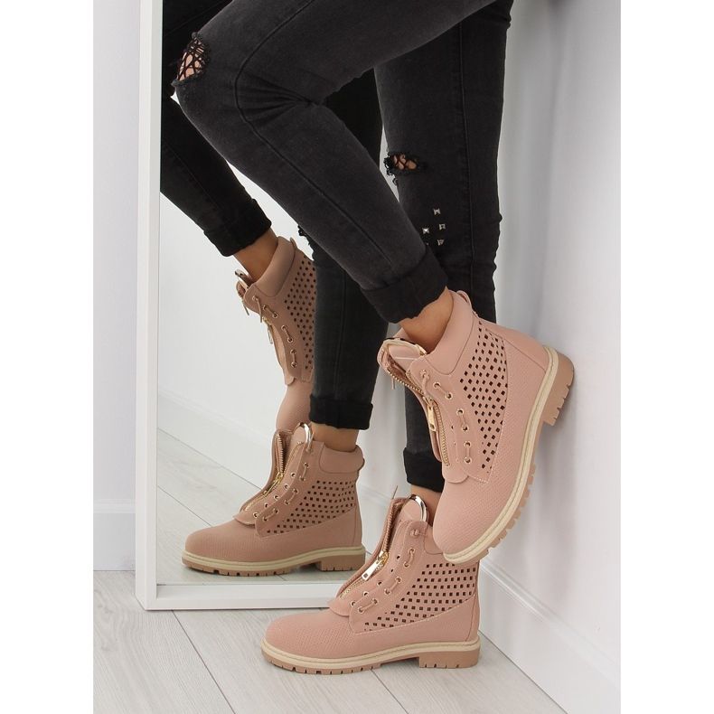 Áttört balzsam, arany cipzár, R103 Rózsaszín 2