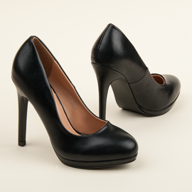 Seastar Klasszikus fekete sarkú cipő 6