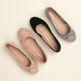 Ch. Creation Velúr balerinák barna 1