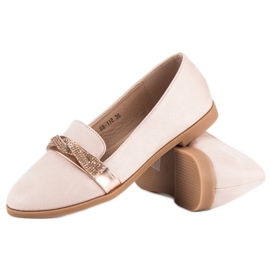 Bestelle Velúr cipő kristályokkal rózsaszín 2