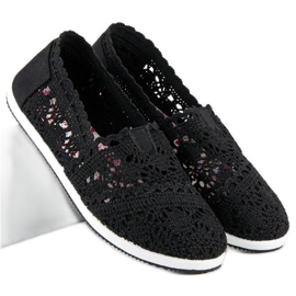 Fekete csipke balerinák 1 Fekete csipke balerinák 1