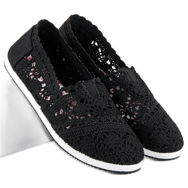 Fekete csipke balerinák 1 Fekete csipke balerinák 1