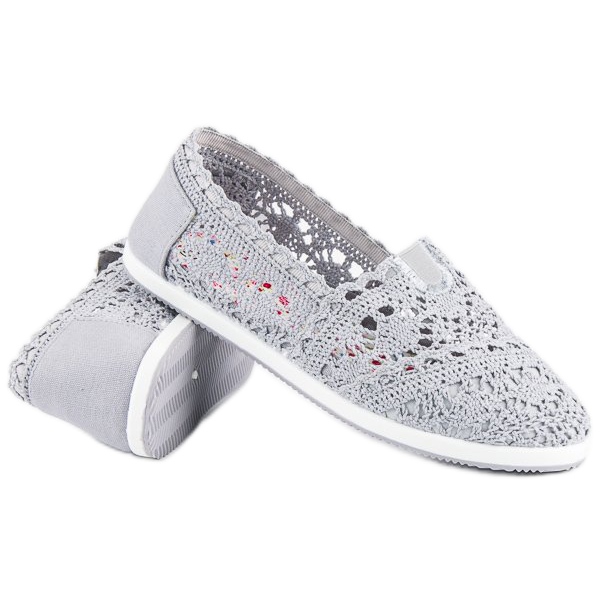 Szürke csipke balerinák 2