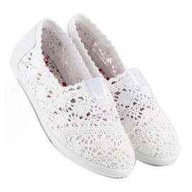 Fehér csipke balerinák 1