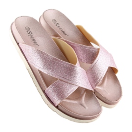 Pink Női rózsaszín papucs CK47P pezsgő 2