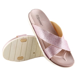 Pink Női rózsaszín papucs CK47P pezsgő 1
