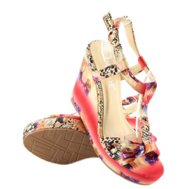 Szatén ékszandál 903 piros 2