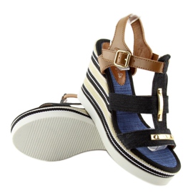 Fekete YQ05 Fekete ékszandál 1