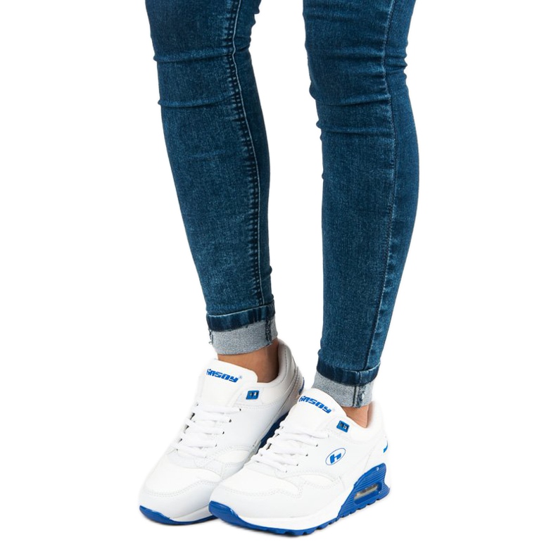 Hasby Fehér kötött sportcipő 1