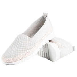 Filippo Bőr bebújós espadrillák szürke 1